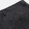 Charcoal Black Wool Manson Trousers