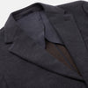 Navy Cashmere Blend Henley Blazer