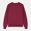 Soft Burgundy Cashmere V-neck Paden Jumper