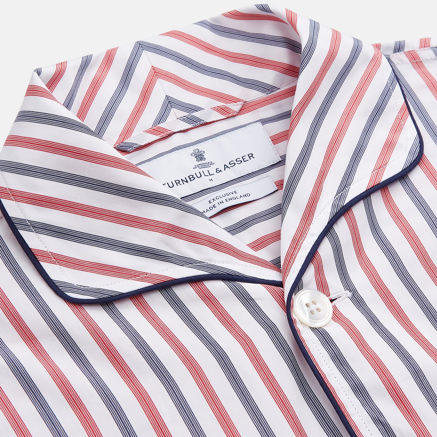 Red and Blue Stripe Cotton Quin Pyjamas