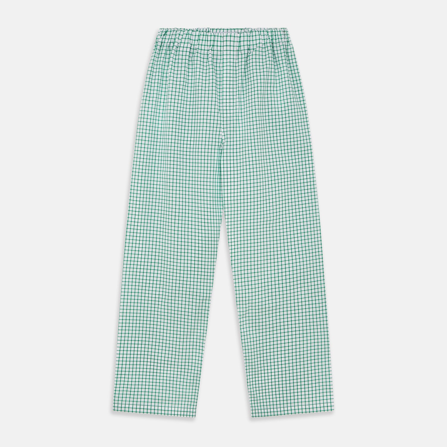 Green Check Cotton Hastings Pyjama Trousers