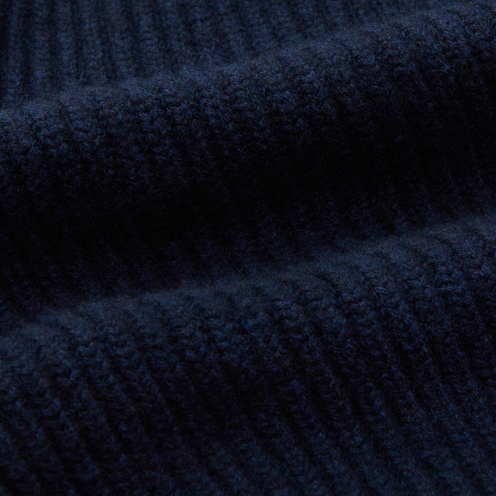 Deep Navy Cashmere Baldwin Gown Image 2