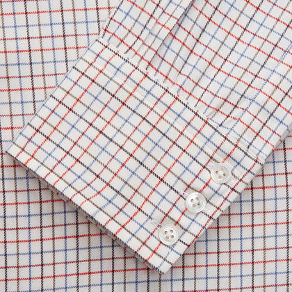 Pink Tattersall Check Cashmerello Regular Fit Mayfair Shirt
