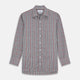 Black Prince of Wales Check Cotton Regular Fit Mayfair Shirt