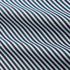 Green and Blue Stripe Cotton Regular Fit Mayfair Shirt