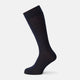 Navy and Red Polka Dot Cotton Mid-length Socks