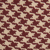 View 2 of product The Red and Peach Houndstooth Wool Blend Tie by Turnbull & Asser features a classic houndstooth pattern in red and peach, expertly crafted for timeless style.