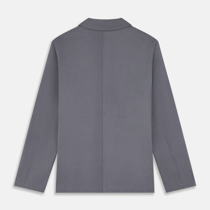 Charcoal Grey Organic Cotton Blend Remy Chore Jacket Image 3