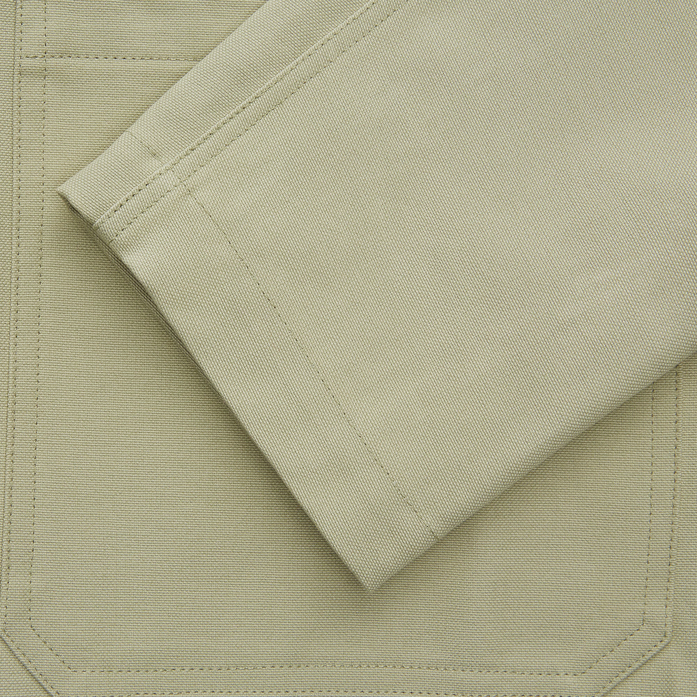 Tan Organic Cotton Blend Remy Chore Jacket