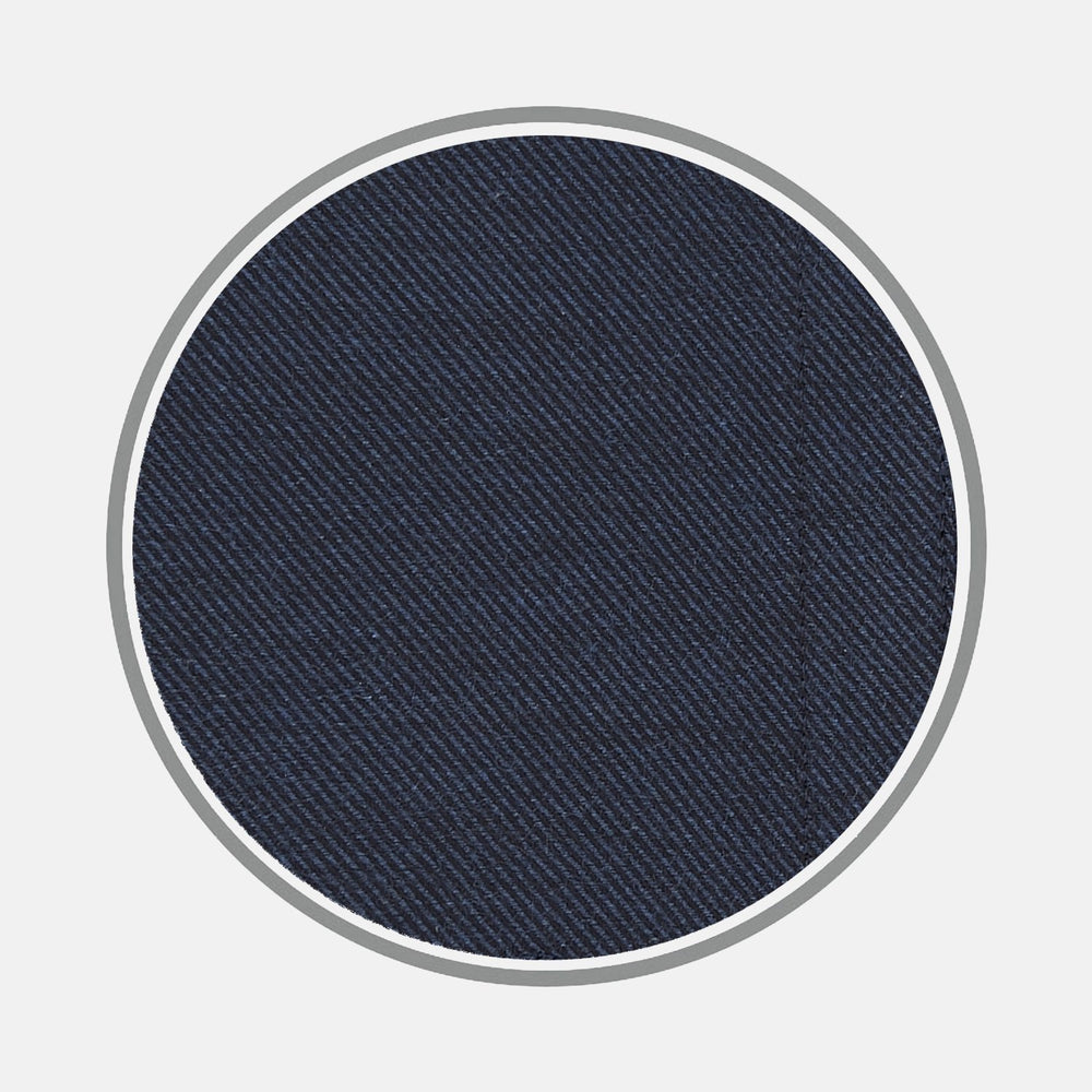 Navy Cashmere Blend Fabric