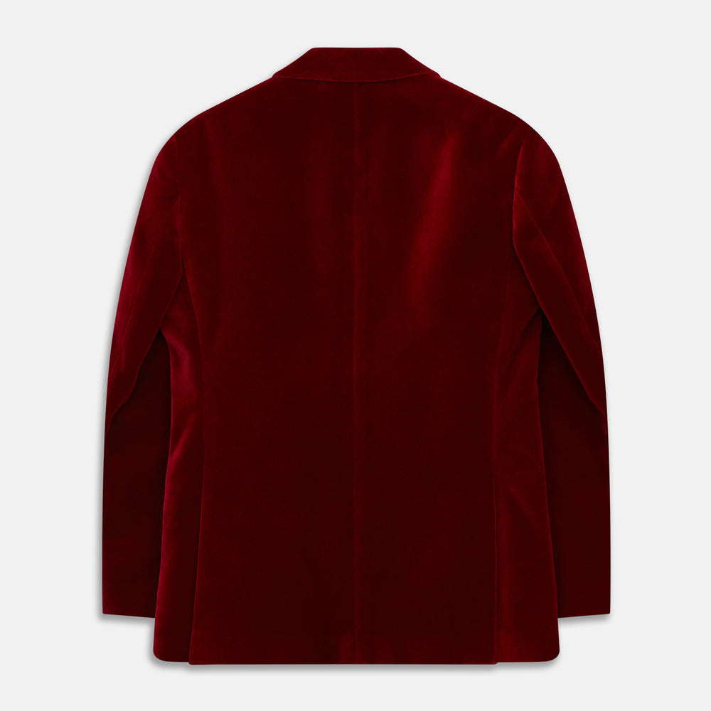 Wine Velvet Barrington Blazer