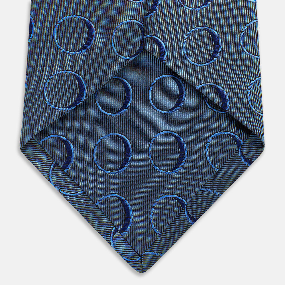Die Another Day Circle Silk Tie As Seen On James Bond