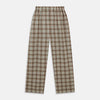 View 5 of product The Green and Oatmeal Cotton Hyde Pyjamas Set by Turnbull & Asser features a modern fit and comfortable drawstring waist trousers—perfect cotton sleepwear for relaxing nights.