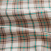 View 4 of product The Green and Oatmeal Cotton Hyde Pyjamas Set by Turnbull & Asser features a modern fit and comfortable drawstring waist trousers—perfect cotton sleepwear for relaxing nights.