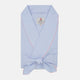 Blue & Pink Poplin Cotton Check Dressing Gown
