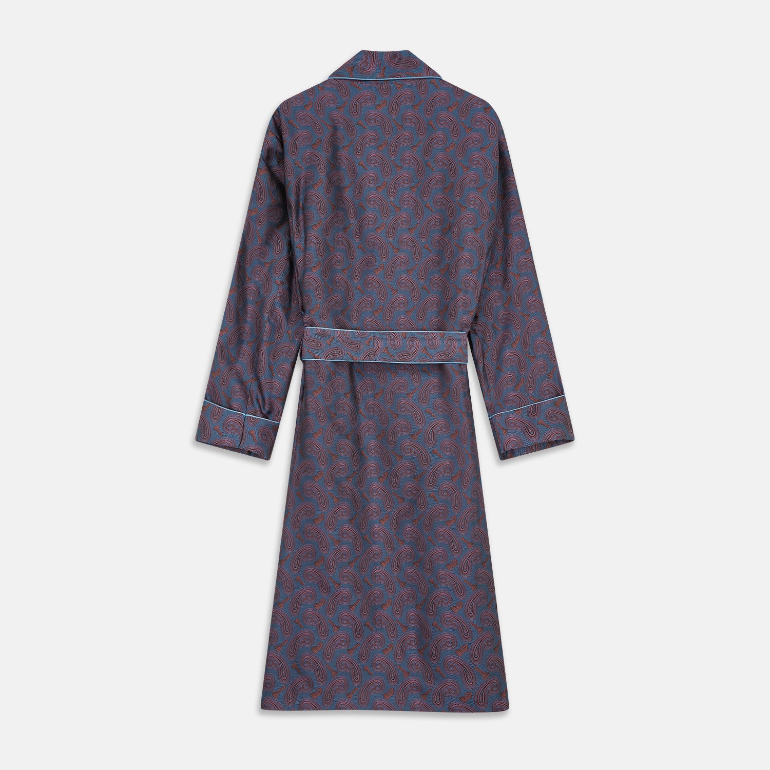 ROBE, PAISLEY, BLUE MULTI
