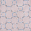 Baby Pink and Blue Circle Jacquard Silk Tie
