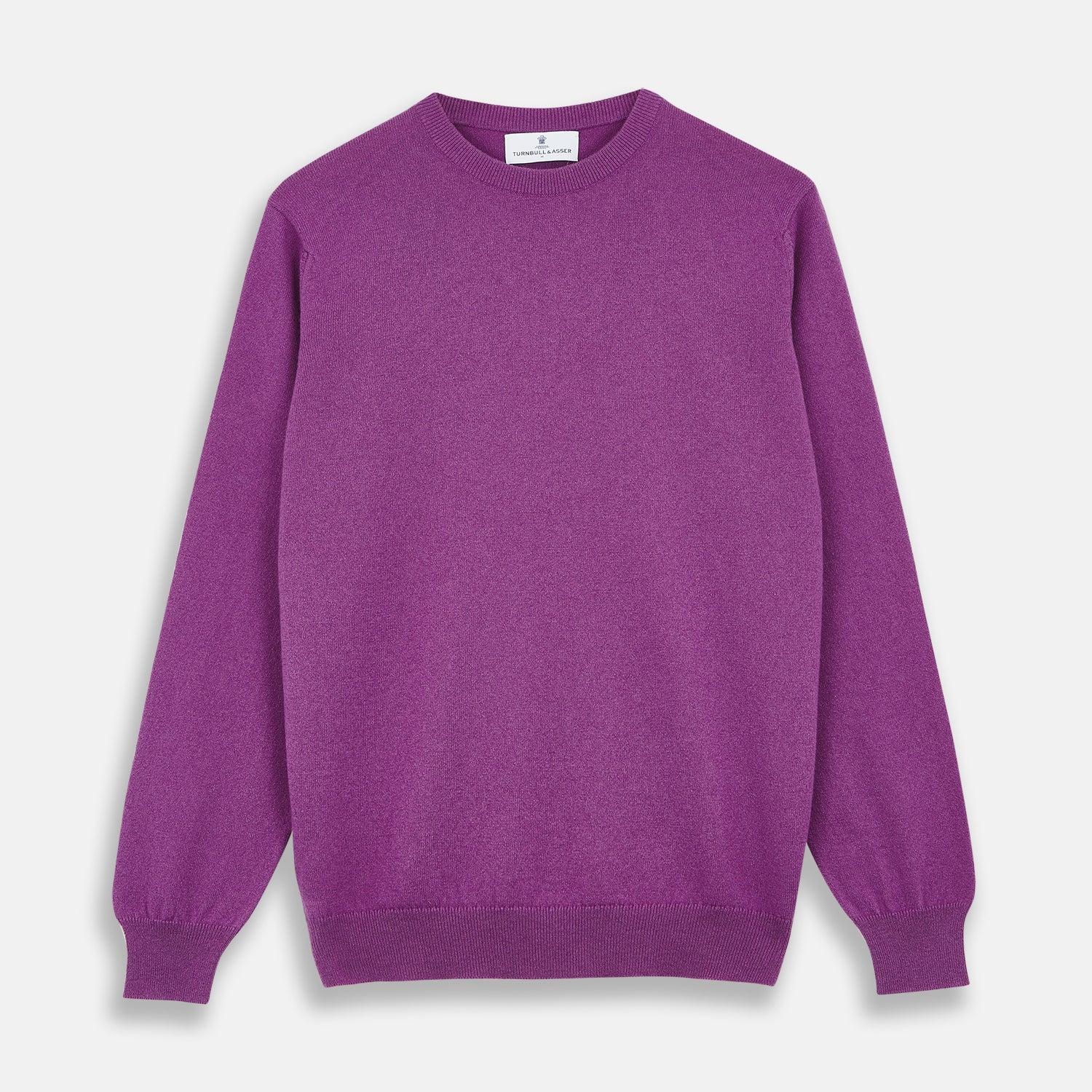 Magenta Cashmere Crewneck Jumper