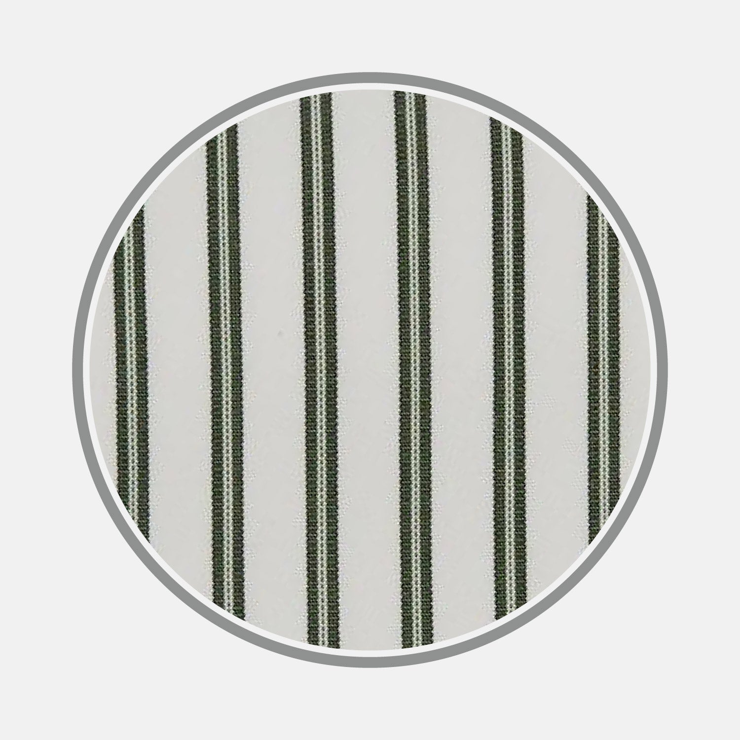Green Stripe Cotton Fabric