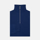 Blue Half-Zip Cashmere Jumper