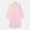 Pink Bengal Stripe Piped Cotton Nightshirt