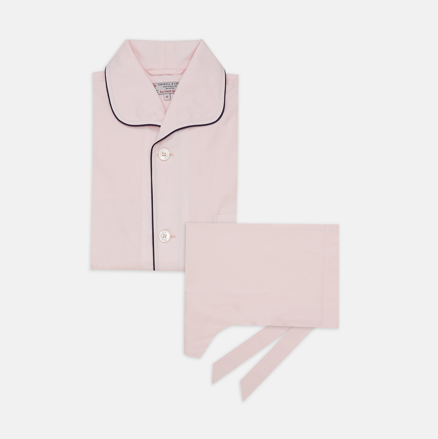Pink Sea Island Cotton Pyjama Set