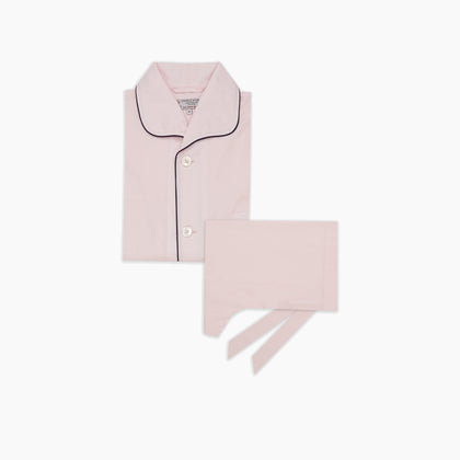 Pink Sea Island Cotton Pyjama Set Image 2