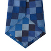 Blue Chequerboard Silk Tie