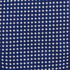 View 3 of product The Turnbull & Asser Slim Diamond Navy and White Silk Tie, featuring a subtle geometric pattern, is rolled up and displayed on a plain white background—ideal for complementing an office shirt.