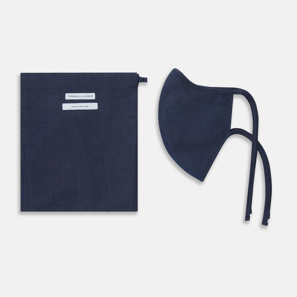 Plain Navy Commuter Mask With 3 Viroformula™ Filters