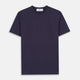 Navy Davey Cotton T-Shirt