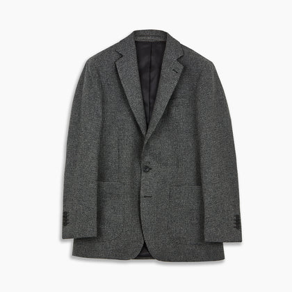 Charcoal Houndstooth Flannel Jacket Image 5