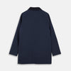 Navy Dry-Waxed Cotton Field Jacket