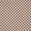 View 2 of product The Copper Fine Floral Print Silk Pocket Square by Turnbull & Asser features a refined floral pattern in silk, with the brand’s name discreetly displayed in one corner—a perfect choice for those who appreciate elegant pocket squares.