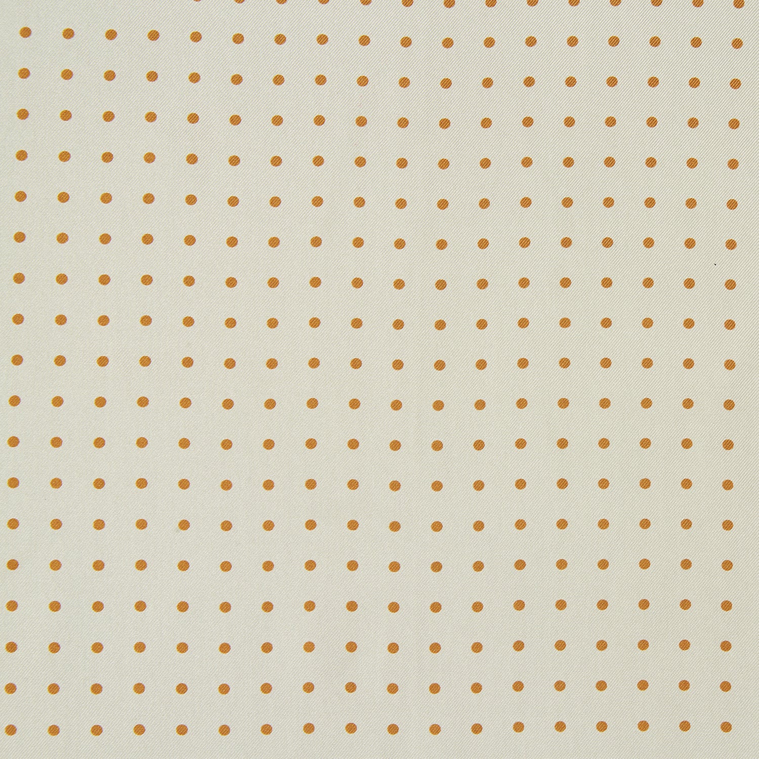 Cream Paisley Polka Dot Silk Pocket Square