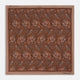 Orange House Paisley Print Silk Pocket Square
