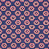 Navy Paisley Vine Print Silk Pocket Square