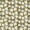 Olive Vine Print Silk Pocket Square