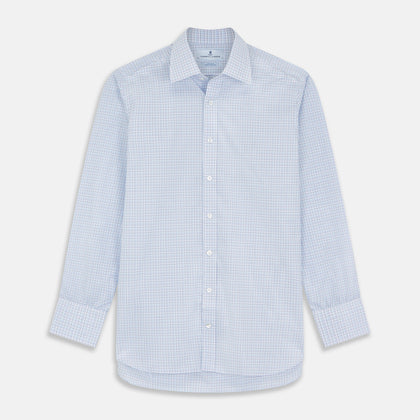 Purple Multi Check Regular Fit Mayfair Shirt