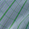 View 4 of product The Turnbull & Asser Green and Blue Fancy Check Regular Fit Shirt features a T&A collar and white buttons, displayed against a plain white background.