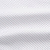 View 4 of product The Turnbull & Asser Red & White Stripe Sea Island Quality Cotton Regular Fit Mayfair Shirt features a classic T&A collar, button-down front, and buttoned cuffs, shown laid flat on a white background.