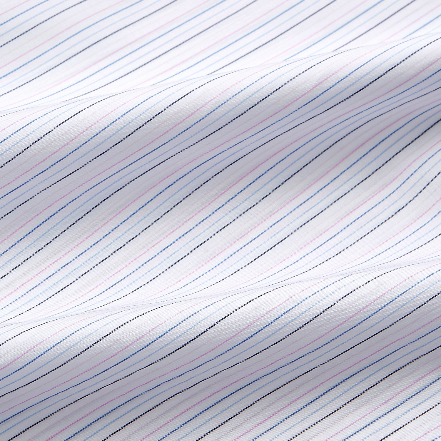 Image 4 of product Blue Multi Stripe Regular Fit Mayfair Shirt