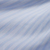 View 4 of product The Turnbull & Asser Pink and Blue Stripe Tailored Fit Shirt with a Kent collar is neatly laid flat on a plain white background.