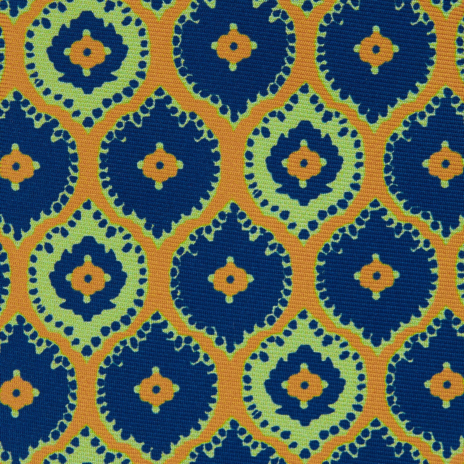 Image 3 of product Yellow Medallion Printed Silk Tie
