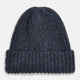 Navy Donegal Ribbed Merino Hat