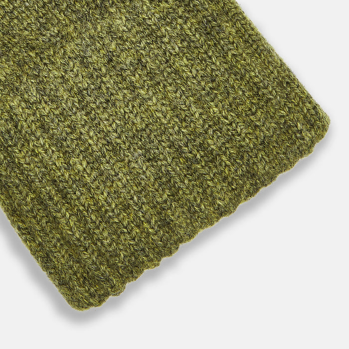 Green Multi Cashmere Gloves Image 1