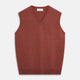 Burgundy Ifor Cashmere Slipover