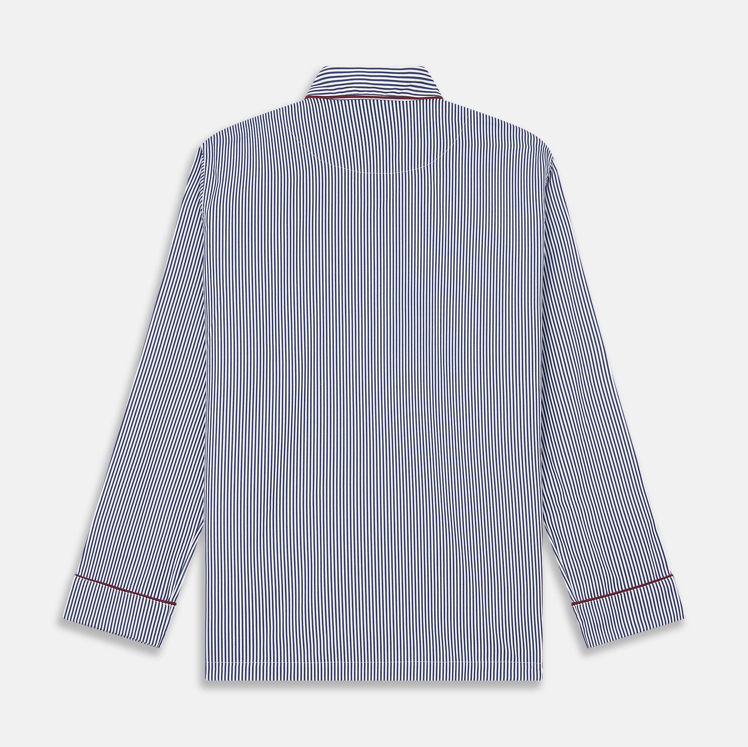 Image 6 of product Navy & White Stripe Cotton Modern Pyjama Set