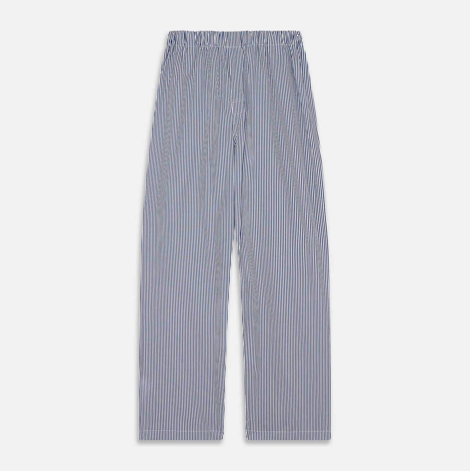 Image 5 of product Navy & White Stripe Cotton Modern Pyjama Set