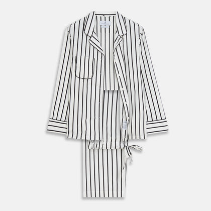 Black & White Stripe Harriet Women’s Pyjama Set